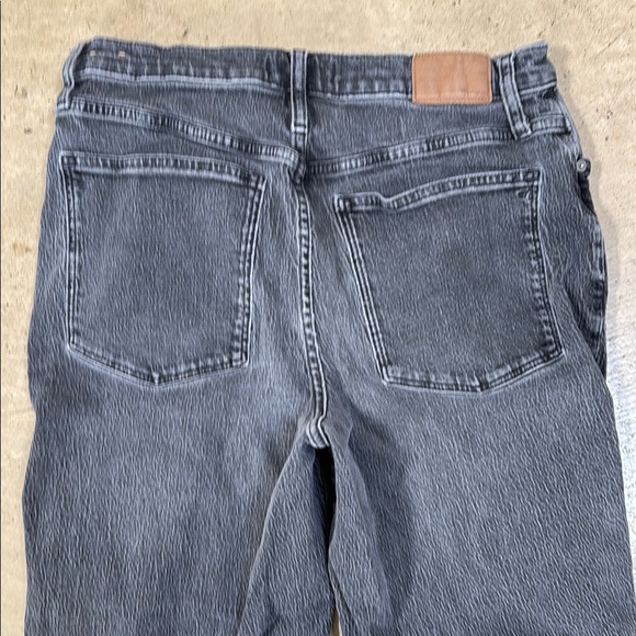 Madewell Vintage Black stretch Denim High Rise Balloon Jeans sz 30T - Picture 12 of 13